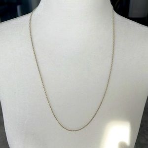 Silver 925 Italy rope necklace